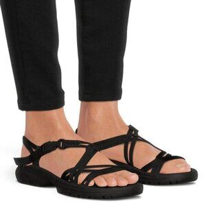 3/$30 River Sandals, Black